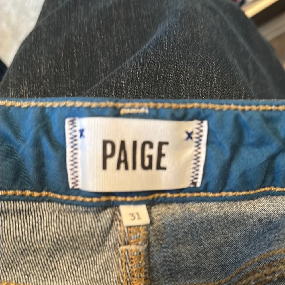 Paige Women's Blue Jeans - Picture 7 of 8